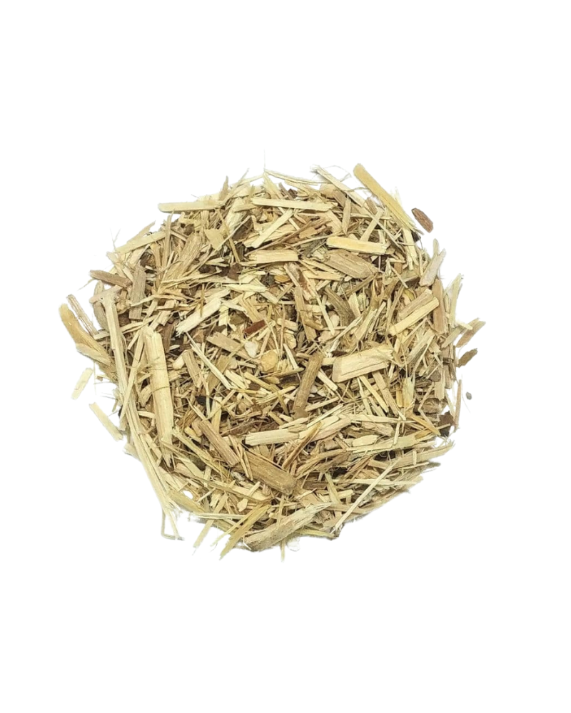 Dragonfly Herbs: Organic dried Eleuthero (Siberian Ginseng) Root on white background